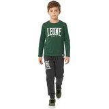 Leone 1947 Majice z dolgimi rokavi Boy Long Sleeves Big Logo Zelena | Shoptok.si