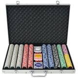  Set za Poker s 1000 Laserskih Žetona Aluminijum Cijene