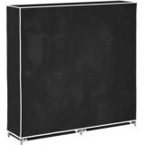 Ormarić za Cipele s Pokrovom od Tkanine 115 x 28 x 110 cm Crni | Eponuda.ba