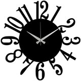 Wallity Zidni sat Metal Wall Clock 14 Black Cene