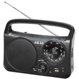 Akai radio FM, AM, BT, analogna skala, USB, crni APR APR-85BT | shoptok.hr