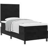 vidaXL Box Spring Krevet s Madracem Crni 80x200 cm Baršun Cijene