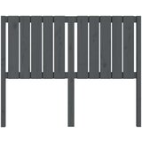  Uzglavlje za krevet sivo 125 5 x 4 x 100 cm od masivne borovine | shoptok.hr