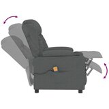  fotelja od tkanine tamnosiva | shoptok.hr