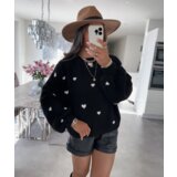 Beloved Jade pulover white hearts | Shoptok.si