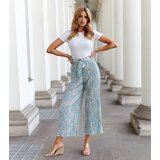 Gemre Green pleated floral pants Macognano Cijene