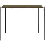 Nadstrešnica 3 x 2,4 m smeđe-siva 180 g/m² | shoptok.hr