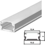  Set aluminijumski profil za LED trake 1m 13.2x7 | ePonuda.com