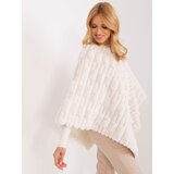 Wool Fashion Italia Poncho-AT-PN-2347.68-ecru | Shoptok.si