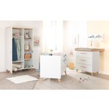 Roba Bijela dječja gardeu dekoru hrasta 52x180x180 cm Léon – | shoptok.hr