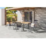 Ambia Garden VRTNA MIZA les, kovina antracit, naravne barve | Shoptok.si