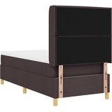  s opruga kutije Tamno smeđa 90 x 190 cm tkanina | shoptok.hr