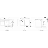Blanco sudoper DIVON II 45 S-IF InFino INOX 18/10, BAZEN DESNO, s dalj. upr. | shoptok.hr