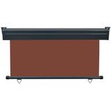 vidaXL Balkonska stranska tenda 140x250 cm rjava | Shoptok.si