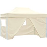  Sklopivi Pop-up Šator sa 4 Panela 3x4,5 m Krem Bijeli | shoptok.hr