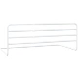 vidaXL Sigurnosna ograda za krevetić bijela (76-137) x 55 cm željezna | shoptok.hr
