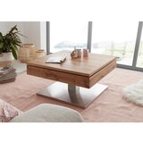 Valnatura klubska miza, 75/38/75 cm barve hrasta | Shoptok.si