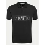 La Martina Polo majica YMP310 JS324 Črna Regular Fit