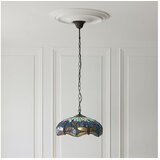 Endon 112195 - Luster na lancu Tiffany DRAGONFLY 1xE27/60W/230V, prečnik 41 cm | Eponuda.com