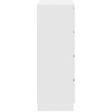  Komoda bijela 80x35x99 cm od konstruiranog drva | shoptok.hr