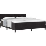 Box Spring Krevet s Madracem Crna Super King Baršun | shoptok.hr