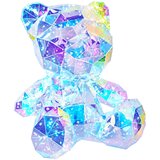  Prizmatični iridescentni LED medvjedić Šareni 32 x 28 x 38 cm | shoptok.hr