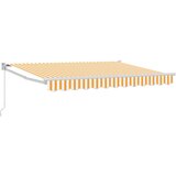  Povlačivi tende Žuta i bijela 3,5 x 2 m | shoptok.hr