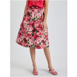 Orsay Pink Ladies Floral Skirt - Women Cene