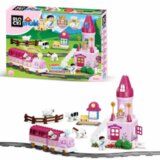 kocke blocki mubi zamak i voz 85pcs