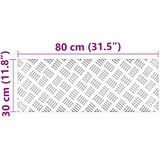  Stepenica Pravokutni 4 pcs Srebrno 80 x 30 cm Aluminij | shoptok.hr
