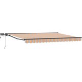  Ručni okvir tende s LED-ima 4 × 3,5 m Poliester s PU premazom | shoptok.hr