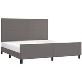  Okvir za krevet s uzglavljem sivi 160x200 cm od umjetne kože | Eponuda.com