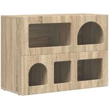  Kreveta Sonoma hrast 80.5 x 35 x 59 cm Konstruirano drvo | shoptok.hr