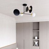 Luster na štapu MINERVA 2xE27/15W + 2xE14/10W/230V crna | Eponuda.com