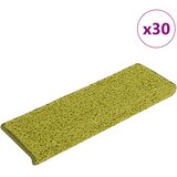  Prostirke za stepenice 30 kom 65x21x4 cm Zelene s pravokutnim rubom | shoptok.hr