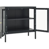  Komoda antracit 70 x 35 x 70 cm od čelika i stakla | Eponuda.ba