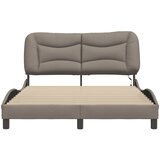  Okvir kreveta s LED-om bez madraca Hvar 120 x 200 cm od tkanine | shoptok.hr
