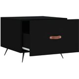  Stolići za kavu 2 kom crni 50x50x40 cm od konstruiranog drva Crna | Shoptok.si
