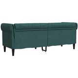  Trosjed Chesterfield tamnozeleni od tkanine | shoptok.hr