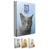 Cat SPIRALNA BILJEŽNICA A4 KOCKE | shoptok.hr
