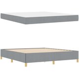  Krevetna konstrukcija Svijetlo siva 180 x 200 cm tkanina | shoptok.hr