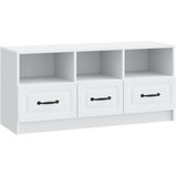 TV ormar s ladicama Bijela 102 x 34,5 x 47 cm Konstruirano drvo | shoptok.hr