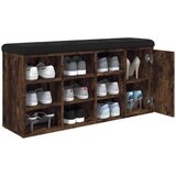  Klupa za cipele boja dimljenog hrasta 102 x 32 x 50 cm drvena | shoptok.hr