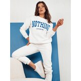 DStreet Komplet damski dresowy NOTHING ecru | shoptok.hr