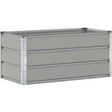  Sadilica Svijetlo siva 100 x 50 x 45 cm Cinkani čelik | shoptok.hr