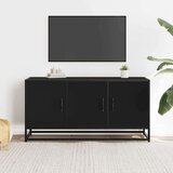TV ormarić crni 100x35x50 cm Konstruirano drvo i metal | shoptok.hr