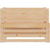  Dnevni ležaj na izvlačenje masivna borovina 2 x (90 x 200) cm | shoptok.hr