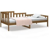  Dnevna postelja medeno rjava 90x190 cm trdna borovina, (20647272) | Shoptok.si