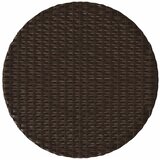 3-dijelni bistro set s jastucima smeđi od poliratana | shoptok.hr