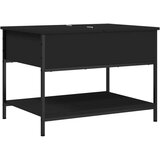  Stolić za kavu crni 70 x 50 x 50 cm konstruirano drvo i metal | shoptok.hr
